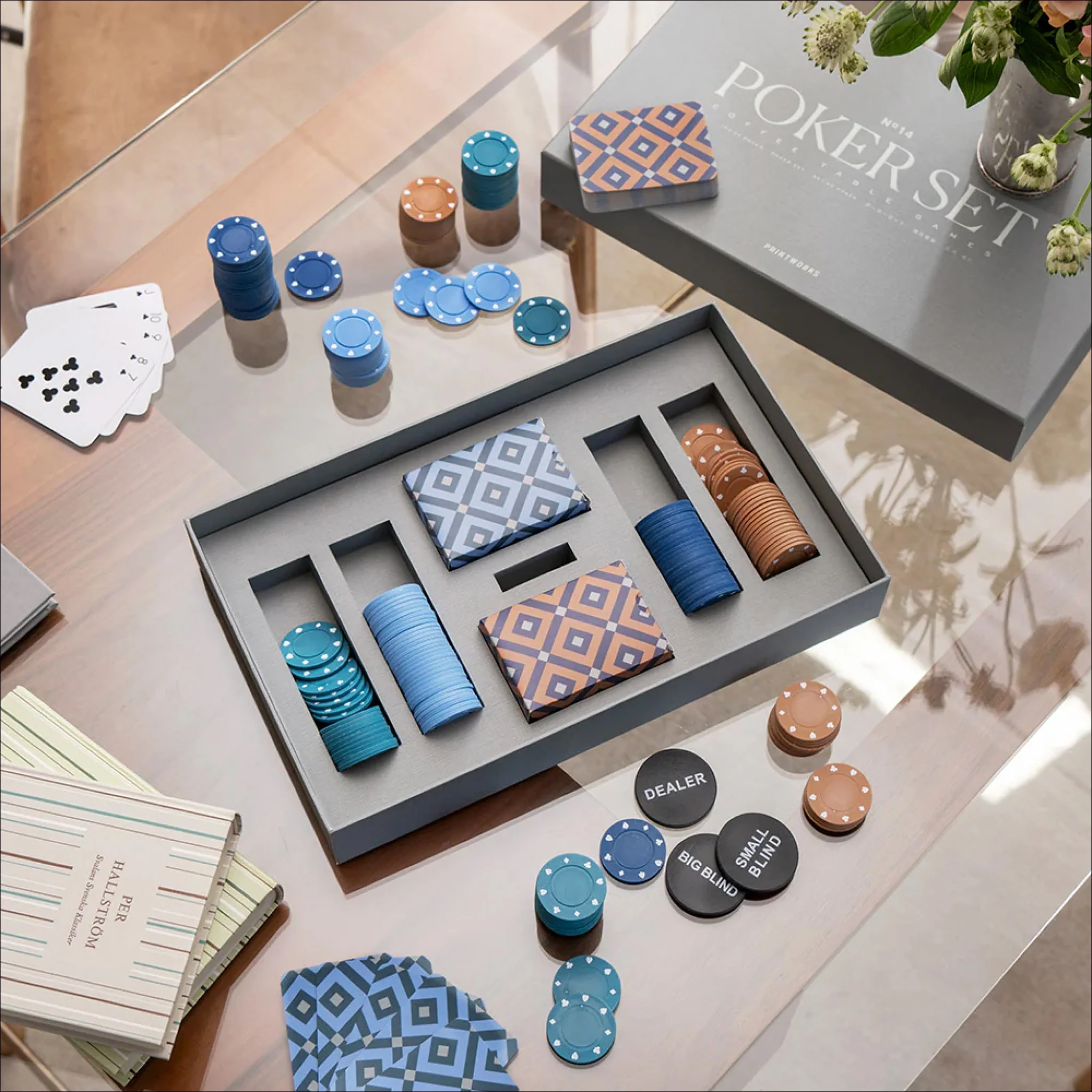 PRINTWORKS Classic Games Poker Set - Image 2
