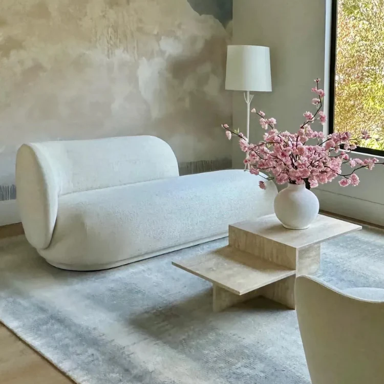FERM LIVING Rico Divan Left, Boucle, Off-White - Image 3