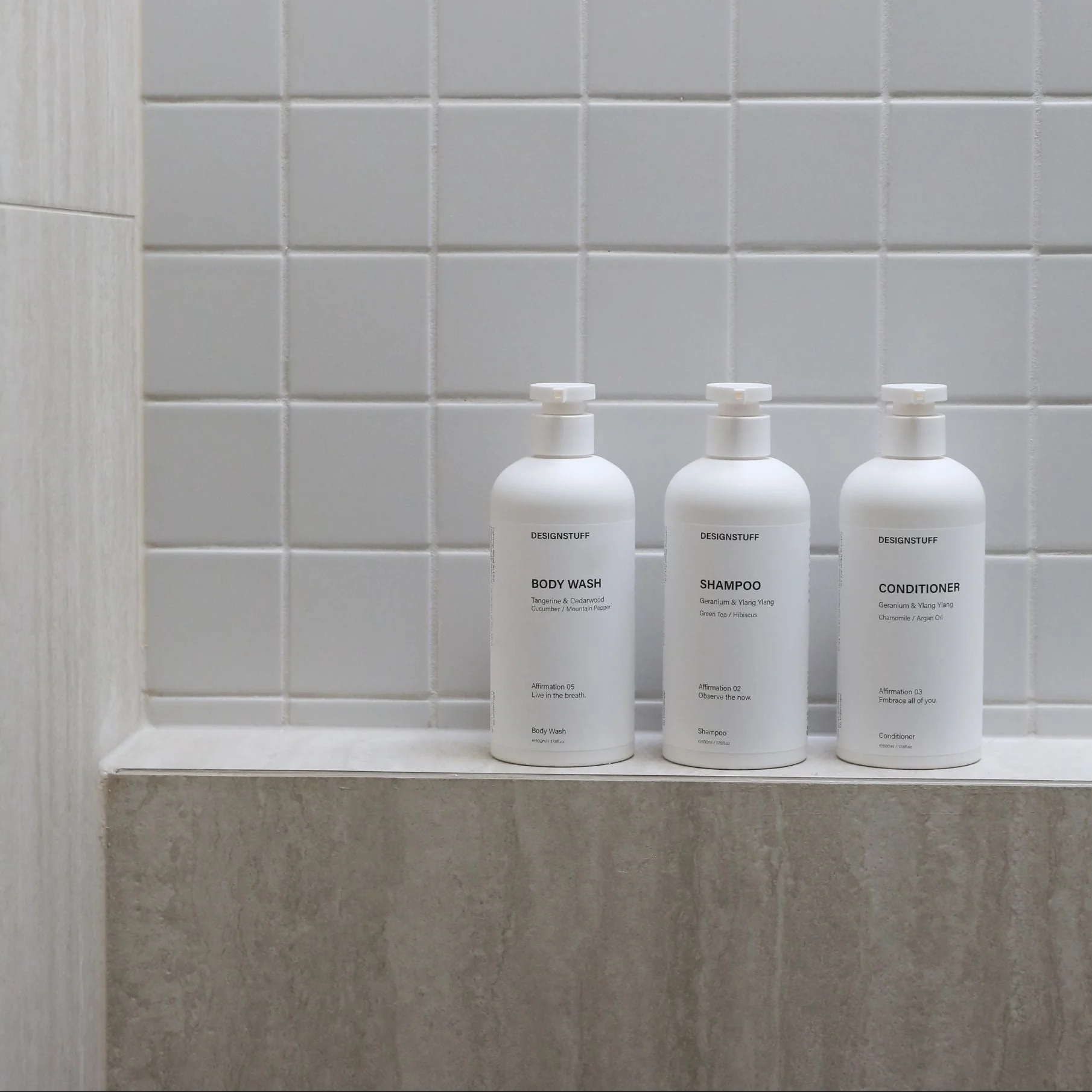 DESIGNSTUFF Saebe Conditioner, Chamomile & Argan Oil, 500ml - Image 4