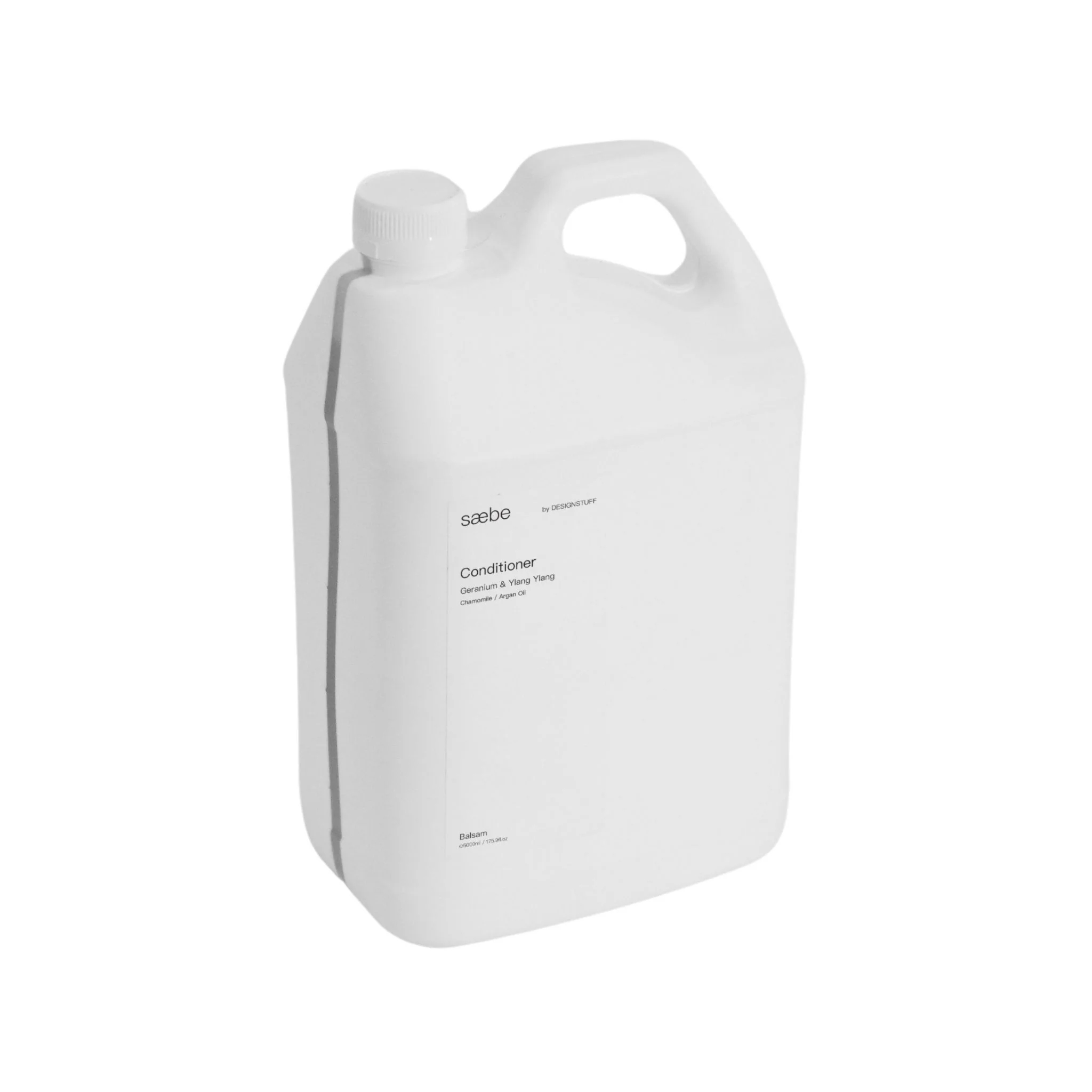 DESIGNSTUFF Saebe Conditioner Refill, Geranium & Ylang Ylang, 5L - Image 3