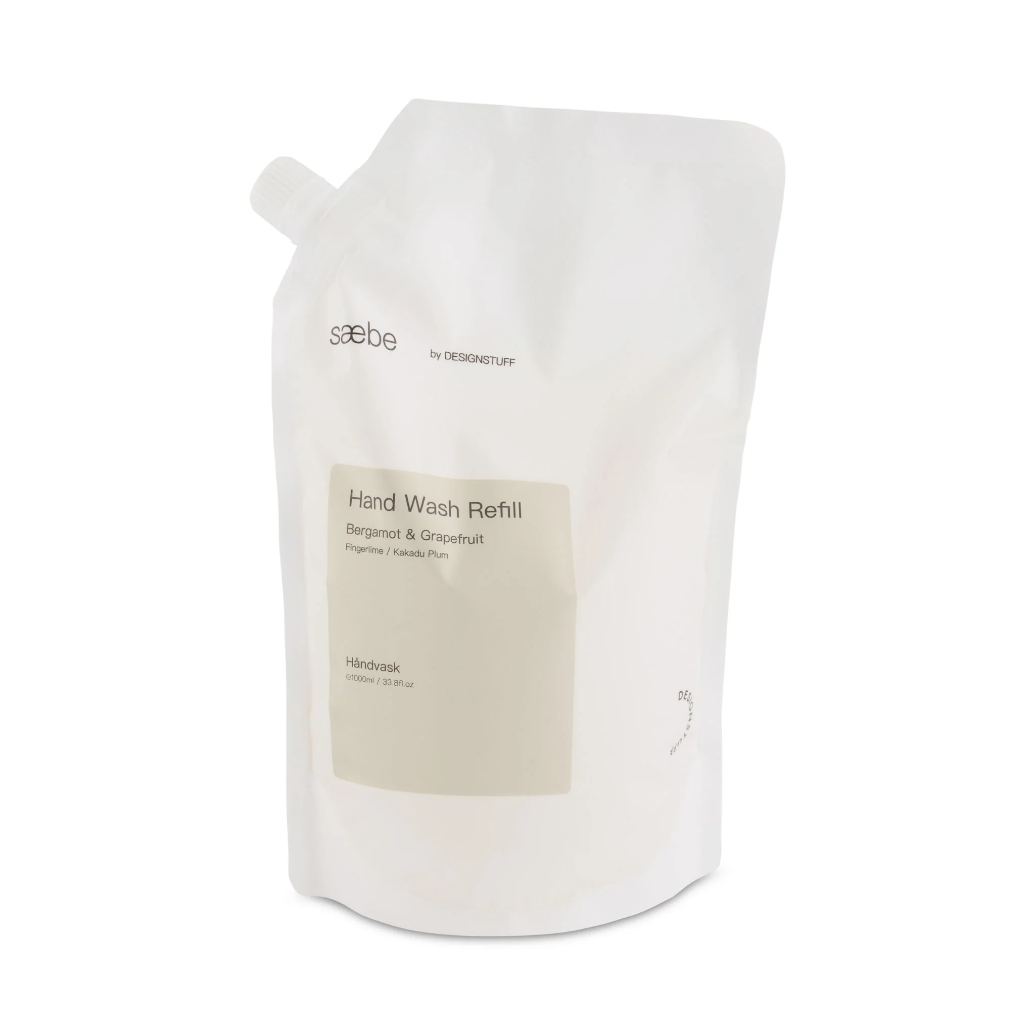 DESIGNSTUFF Saebe Hand Wash Refill, Bergamot & Grapefruit, 1L - Image 5