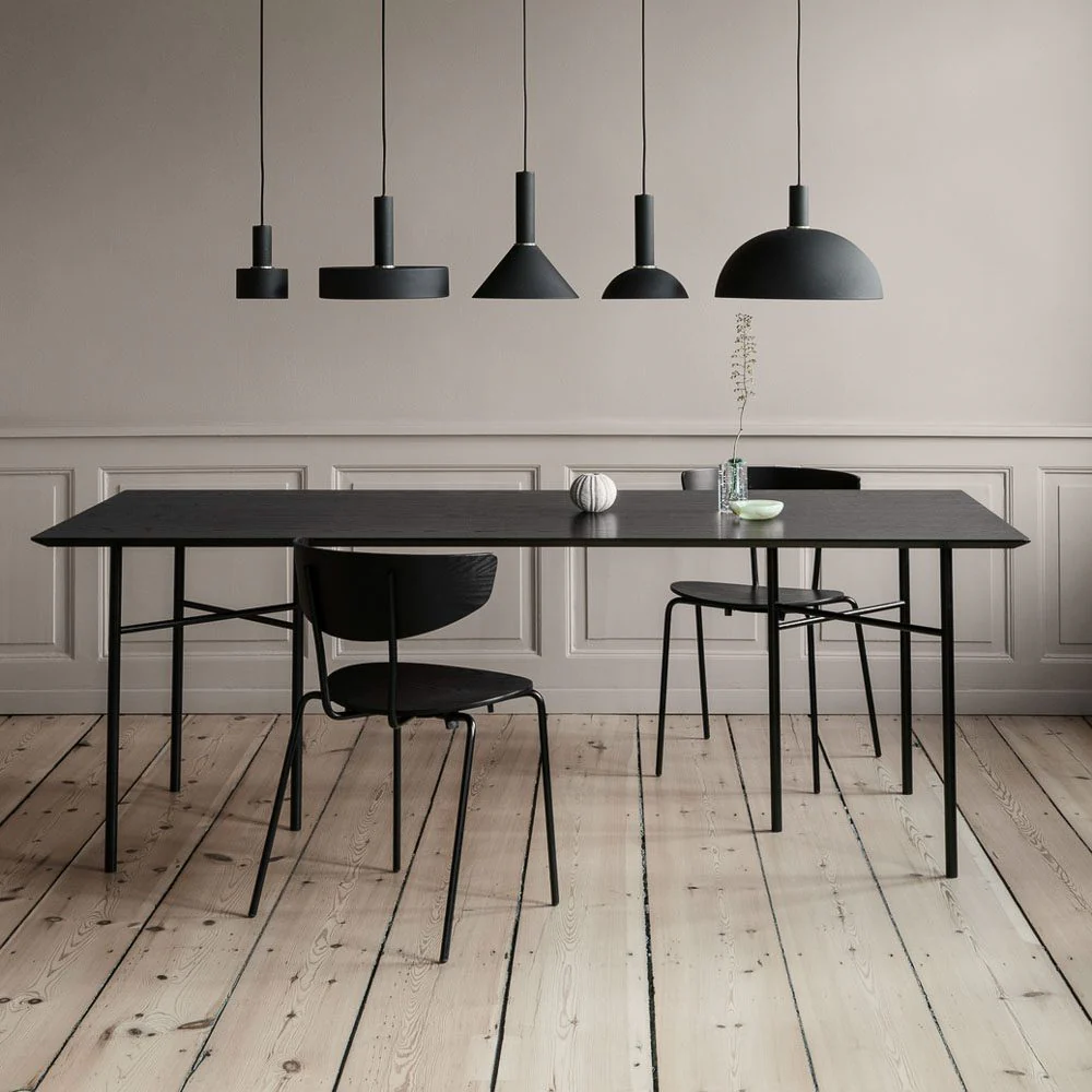 SHOWROOM SAMPLE - FERM LIVING COLLECT Hoop Lamp Shade Pendant, Black Brass (Shade Only) - Image 3