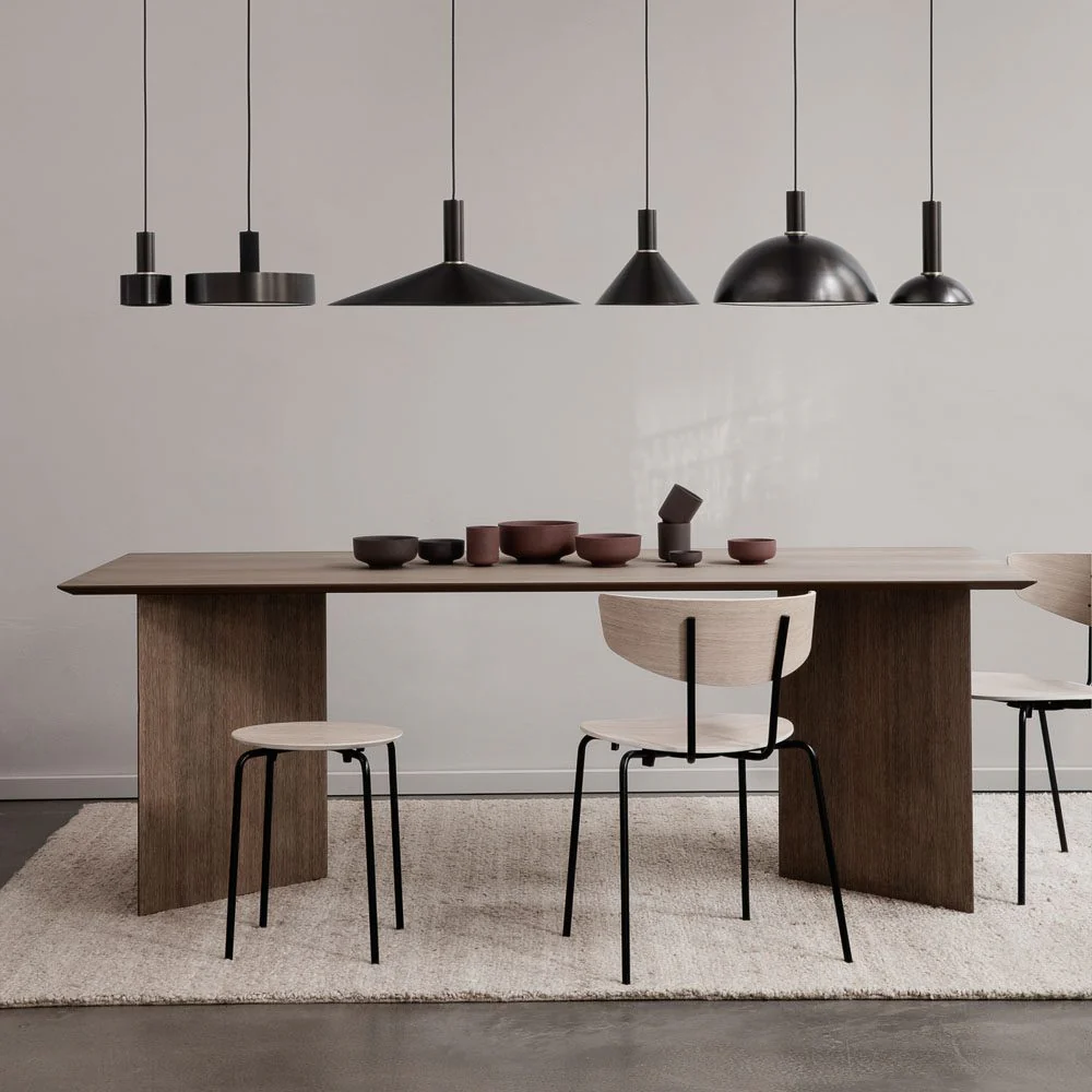 SHOWROOM SAMPLE - FERM LIVING COLLECT Hoop Lamp Shade Pendant, Black Brass (Shade Only) - Image 4
