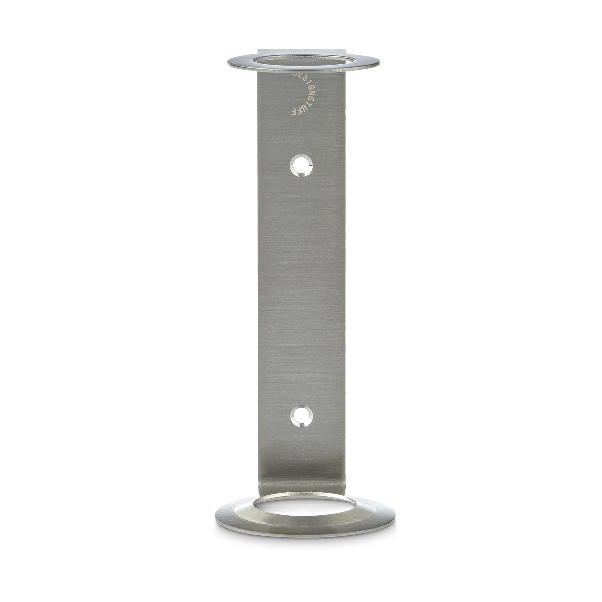 DESIGNSTUFF Single Soap Dispenser Holder, Brushed Steel - Image 8