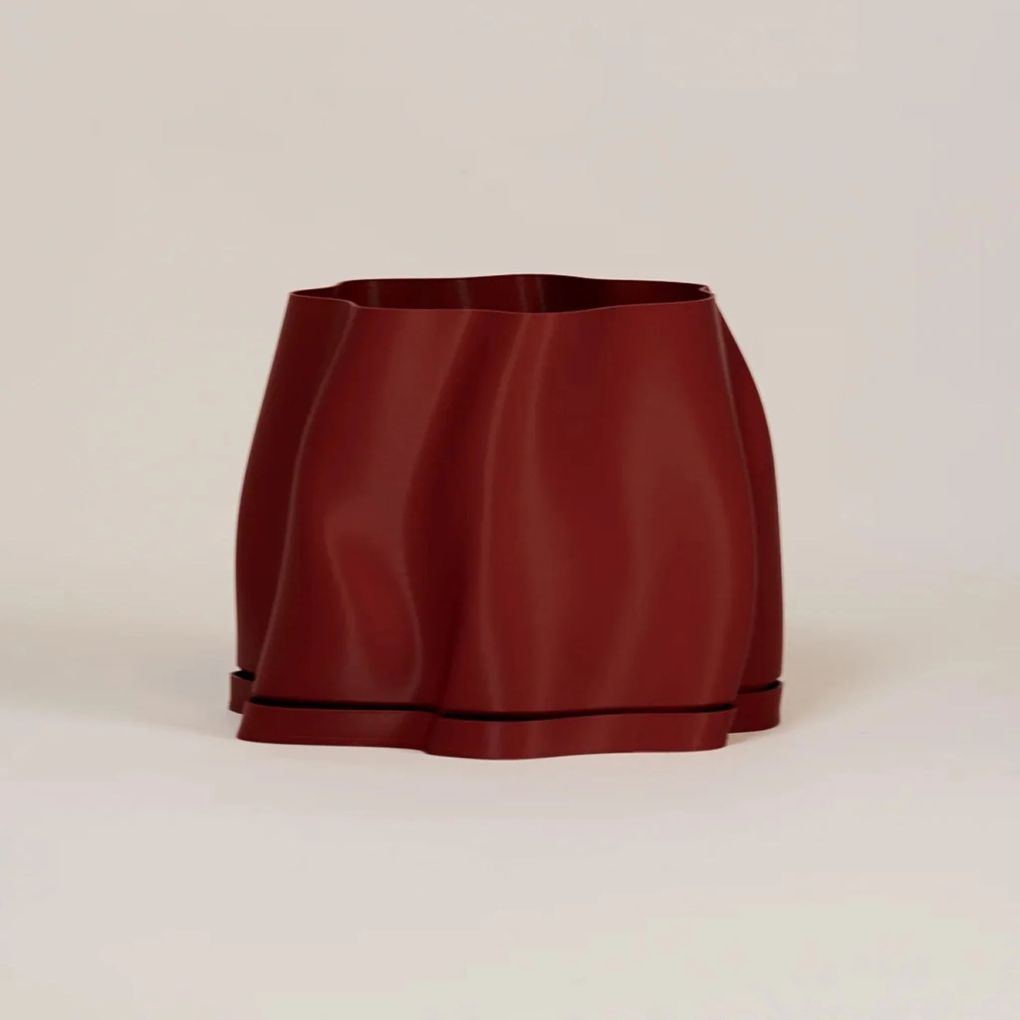 SPECIAL STUDIO Lulu Planter, Medium D18xH19cm, Burgundy Matte - Image 3