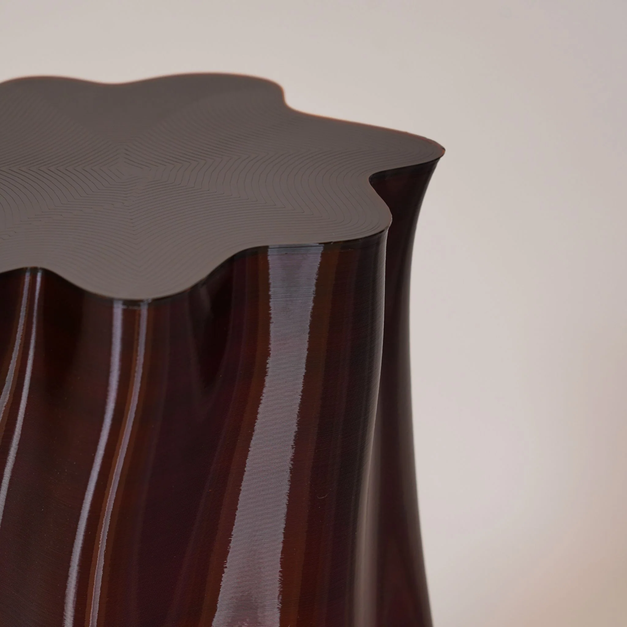 SPECIAL STUDIO Lulu Stool, Medium H45cm, Amber Gloss - Image 3