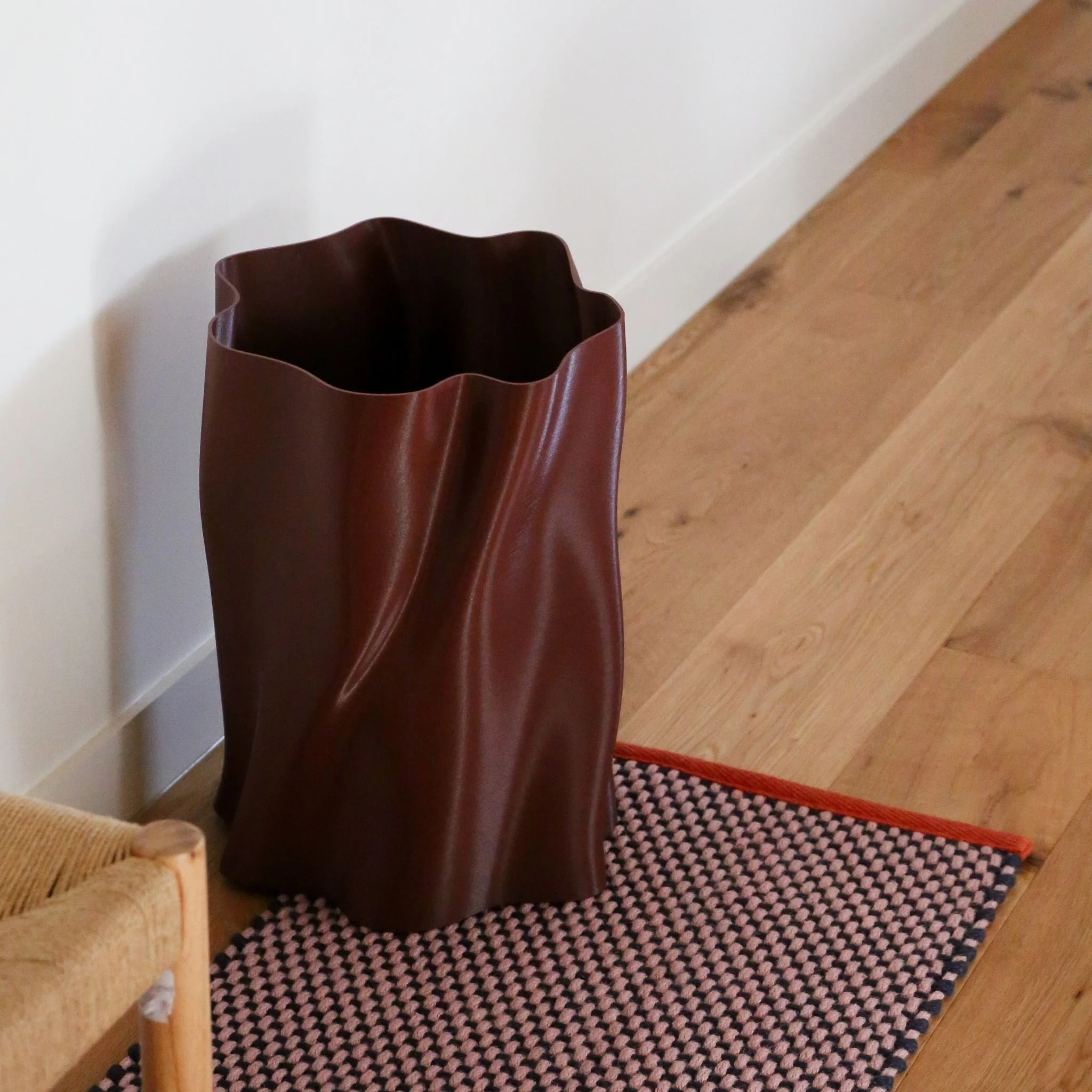 SPECIAL STUDIO Lulu Stool, Medium, H45cm, Burgundy Matte - Image 3