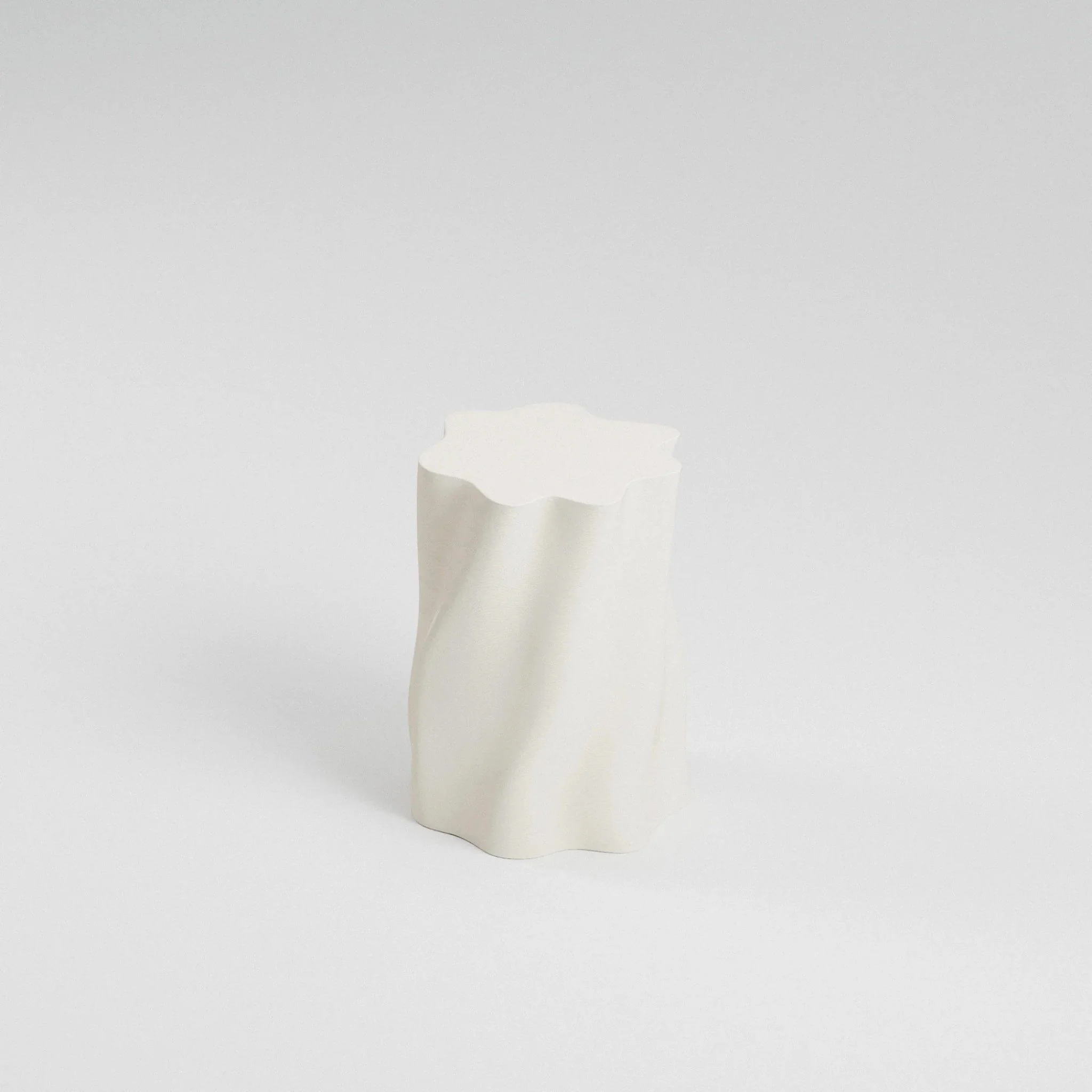 SPECIAL STUDIO Lulu Stool, Medium H45cm, Eggshell Matte - Image 4