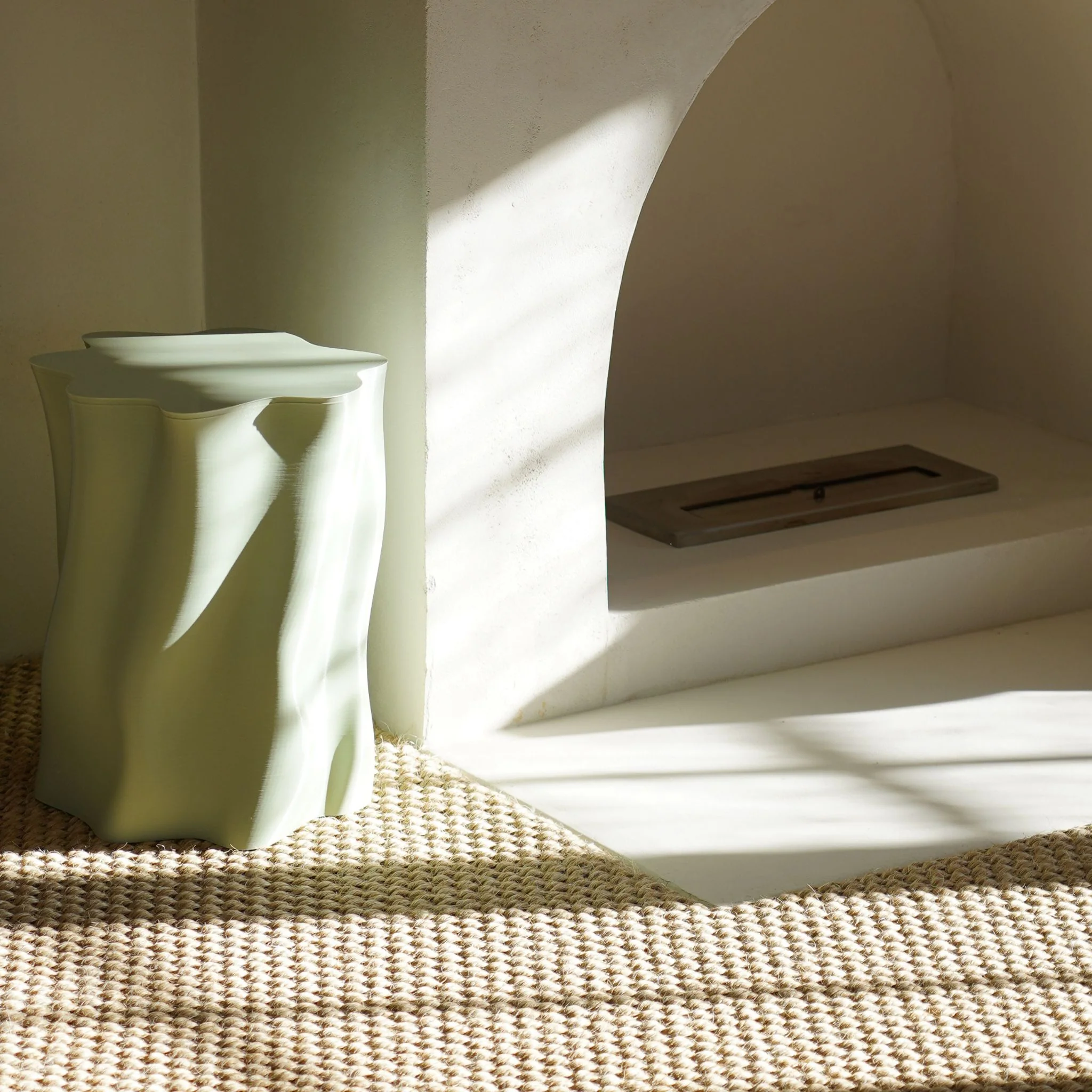 PRE-ORDER │ SPECIAL STUDIO Lulu Stool, Medium, H45cm, Sage Matte - Image 3