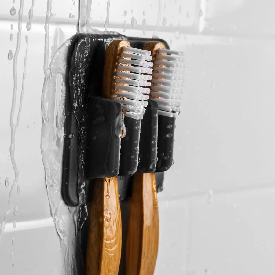 TOOLETRIES The George Toothbrush Rack/Holder, Charcoal - Image 7