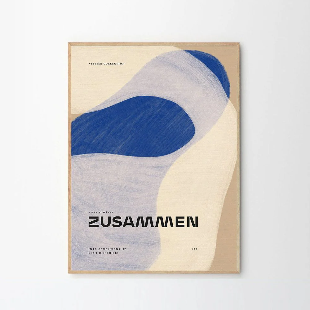 THE POSTER CLUB Ästhet, Zusammen, Poster Art Print, 50x70cm - Image 4