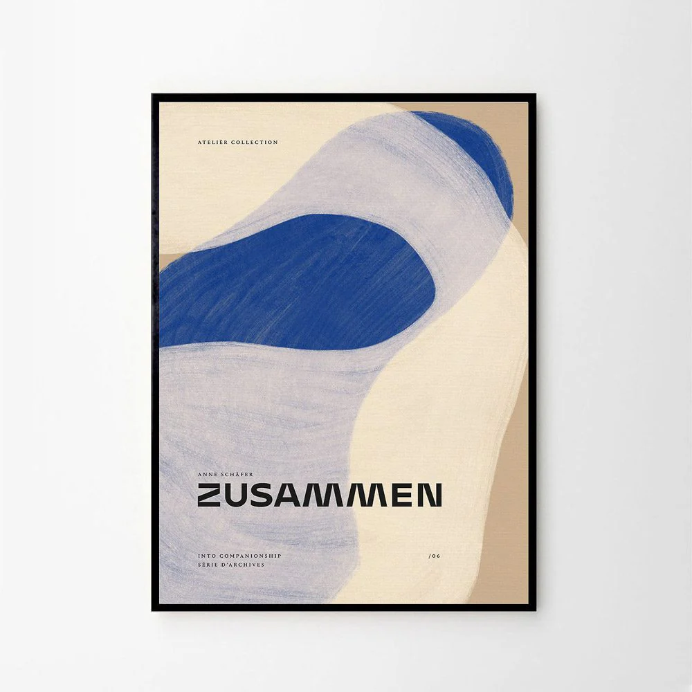 THE POSTER CLUB Ästhet, Zusammen, Poster Art Print, 50x70cm - Image 5