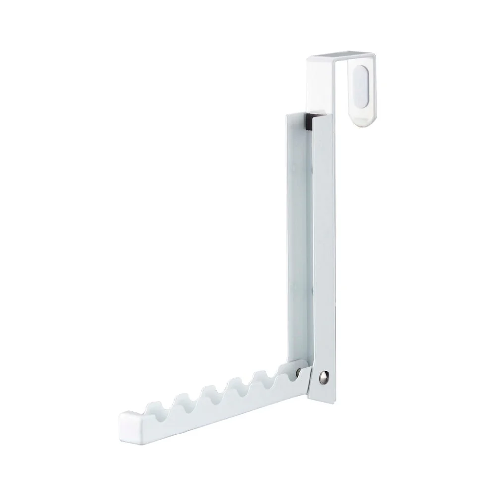 YAMAZAKI Smart Storage Over the Door Hanger Rack, White - Image 3
