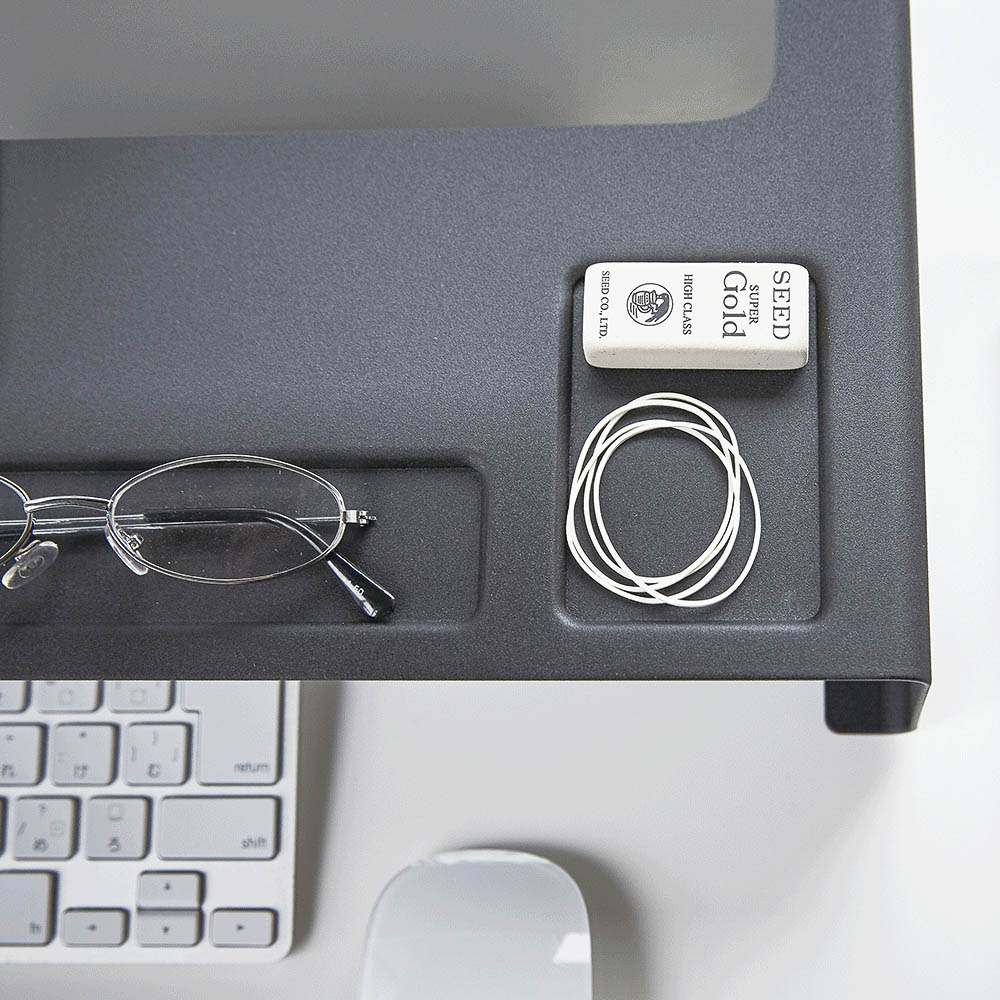 YAMAZAKI Tower Monitor Stand, Black - Image 7