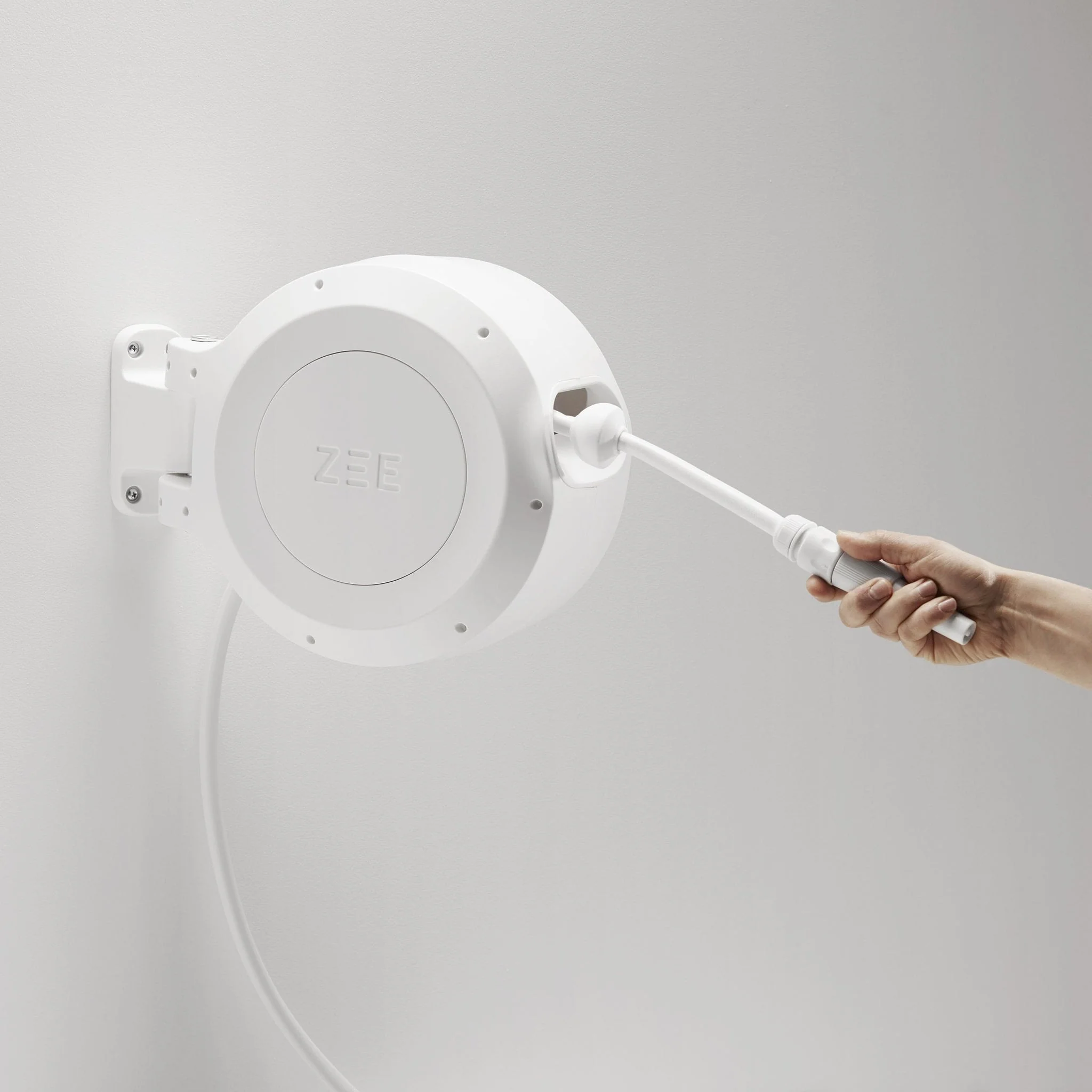 ZEE Mirtoon Hose Reel, 10M, White - Image 5