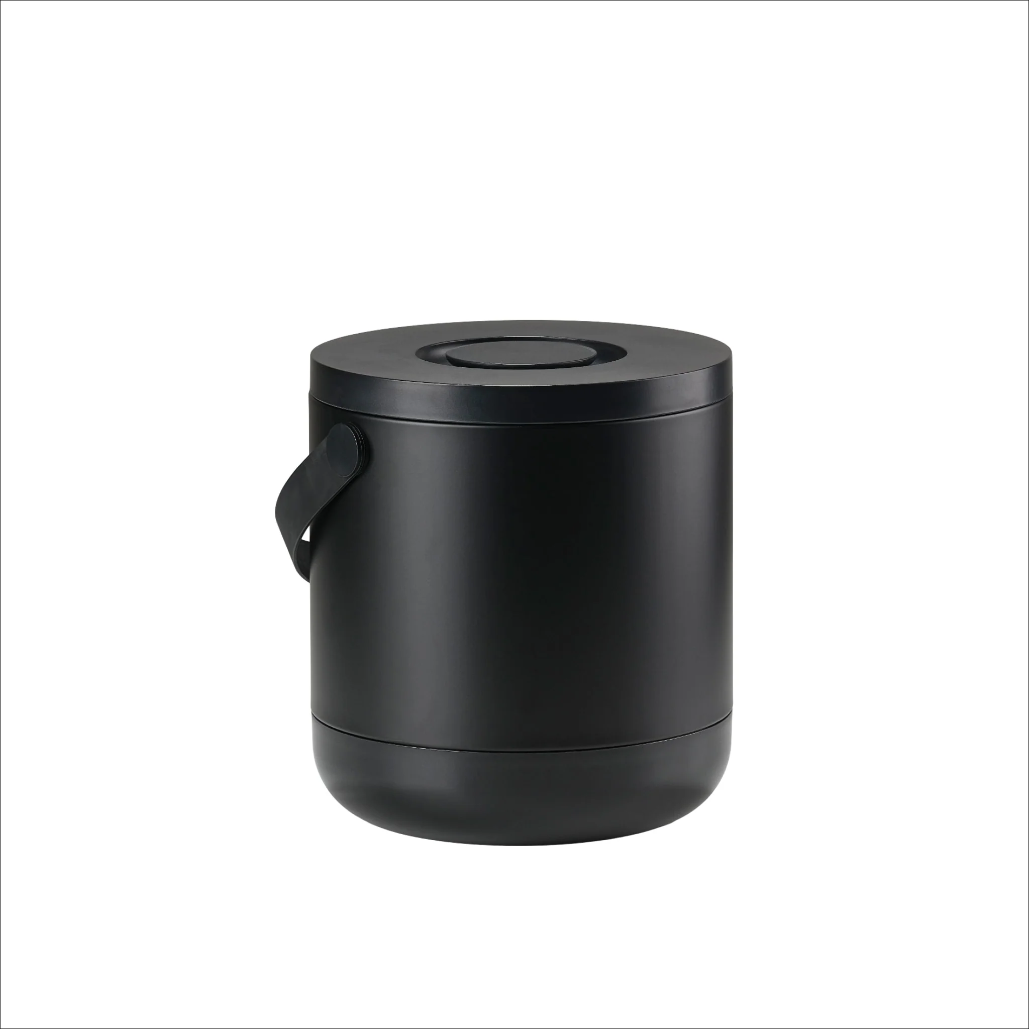 ZONE DENMARK Circular Waste Bin 15L/H31cm, Black - Image 3
