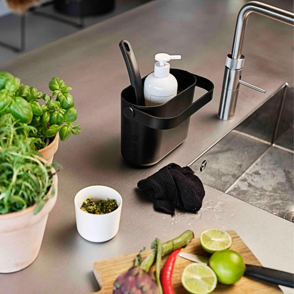 ZONE DENMARK Circular Dishwashing Set, Black - Image 2