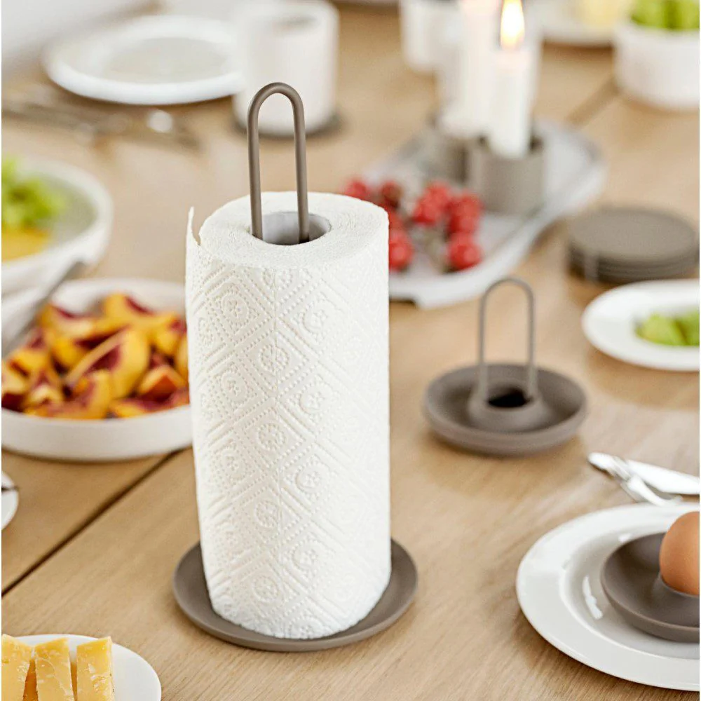 ZONE DENMARK Kitchen Roll Holder/Paper Towel Holder, Taupe - Image 2