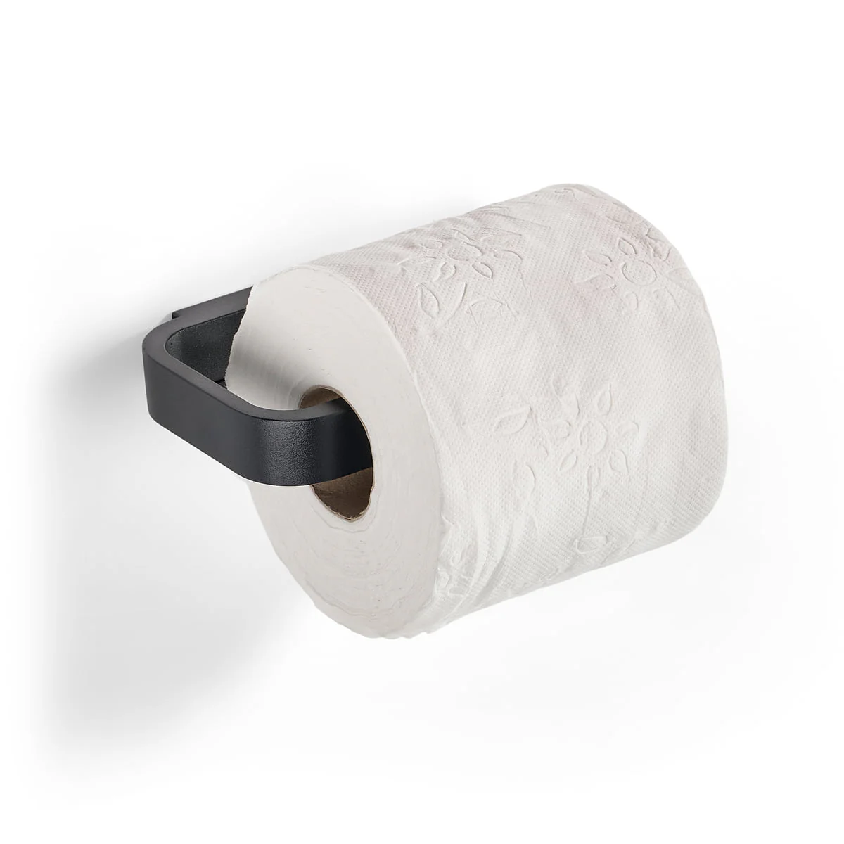 ZONE DENMARK Rim Toilet Roll Holder, D15xW9xH2cm, Black - Image 2
