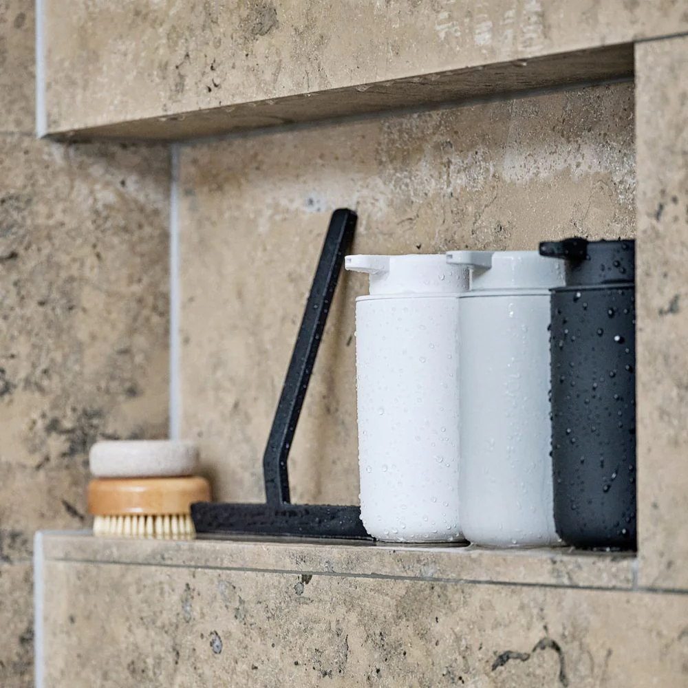 ZONE DENMARK Rim Shower Wiper w/Holder, Small, Black - Image 2