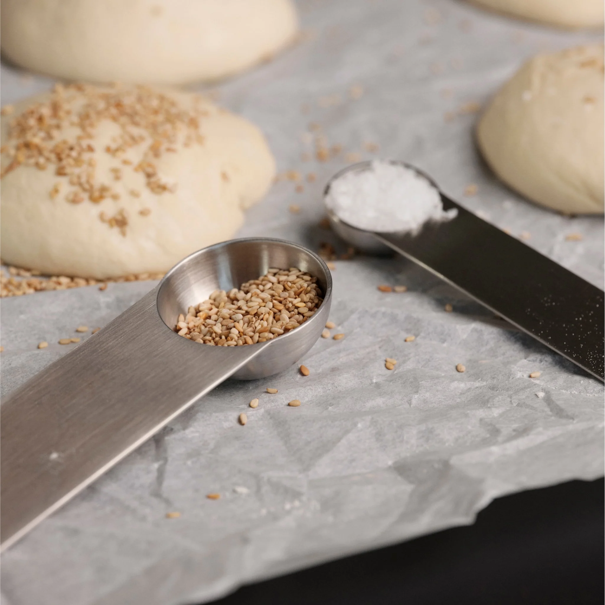 ZONE DENMARK Singles Measuring Spoons Set of 2, 15/5 ml, Steel - Image 2