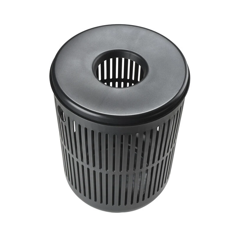 ZONE DENMARK Ume Laundry Basket 60L w/Lid, Black - Image 4