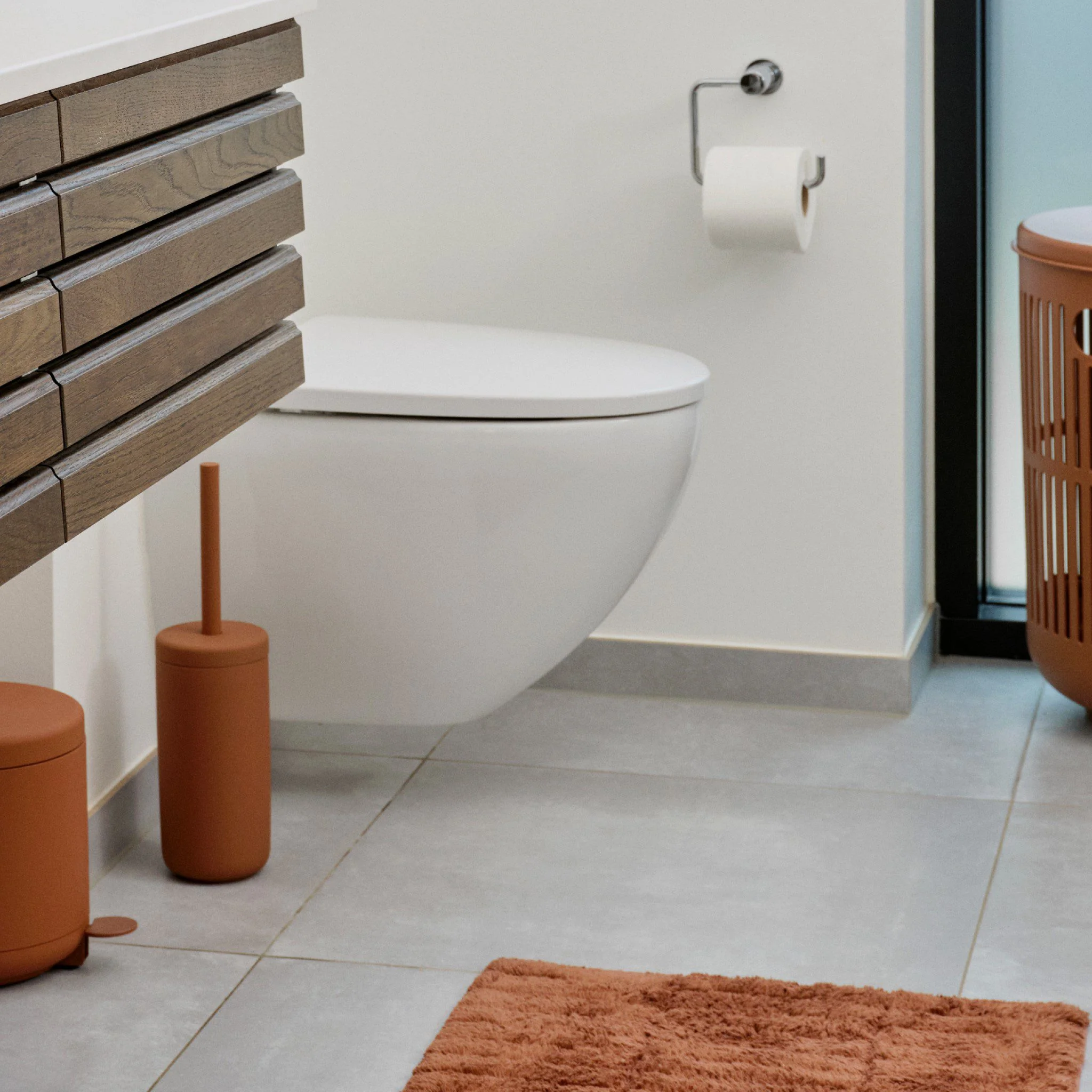 ZONE DENMARK Ume Toilet Brush, Terracotta - Image 2