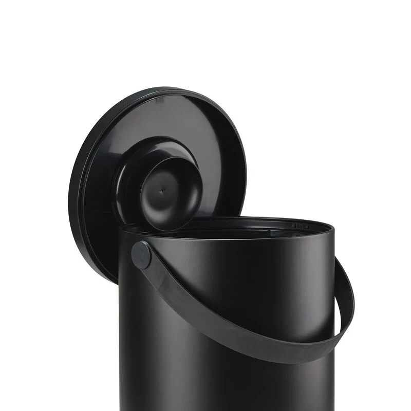 ZONE DENMARK Waste Bin Circular, 22L/H44cm, Black - Image 2